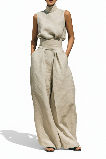 Breezy Cotton-Linen Two-Piece Set