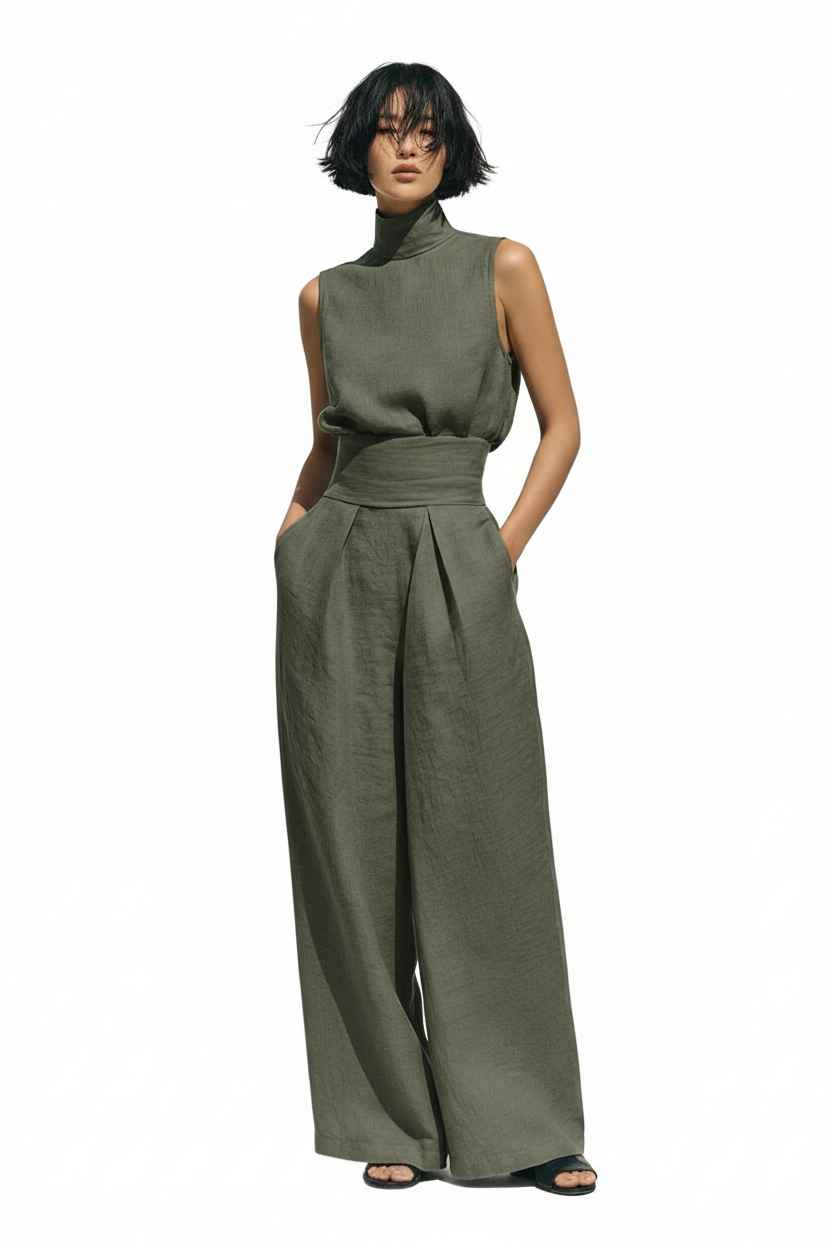 Breezy Cotton-Linen Two-Piece Set