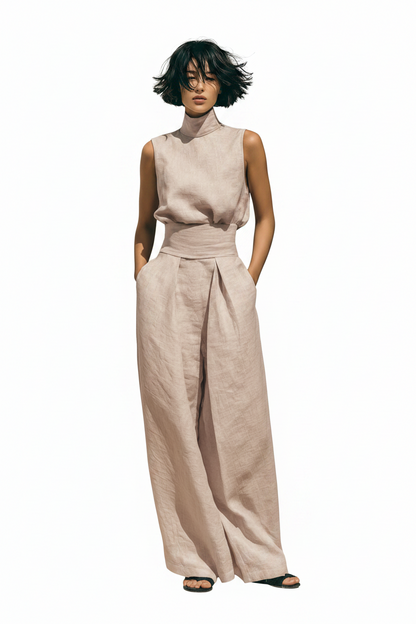 Breezy Cotton-Linen Two-Piece Set