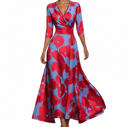 Women's Floral Summer Maxi Dress