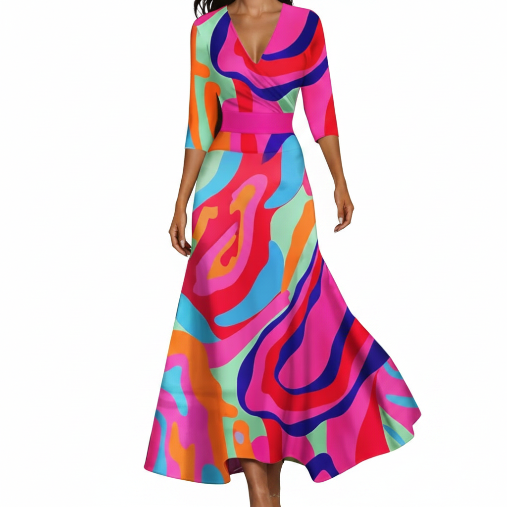Women's Floral Summer Maxi Dress