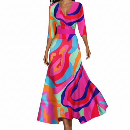 Women's Floral Summer Maxi Dress