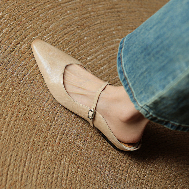 Women's Genuine Leather Mules