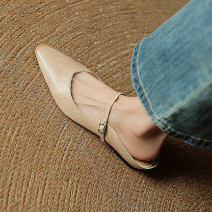 Women's Genuine Leather Mules