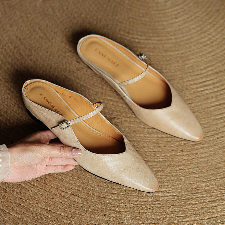 Women's Genuine Leather Mules