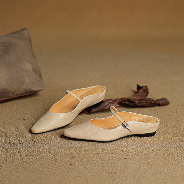 Women's Genuine Leather Mules