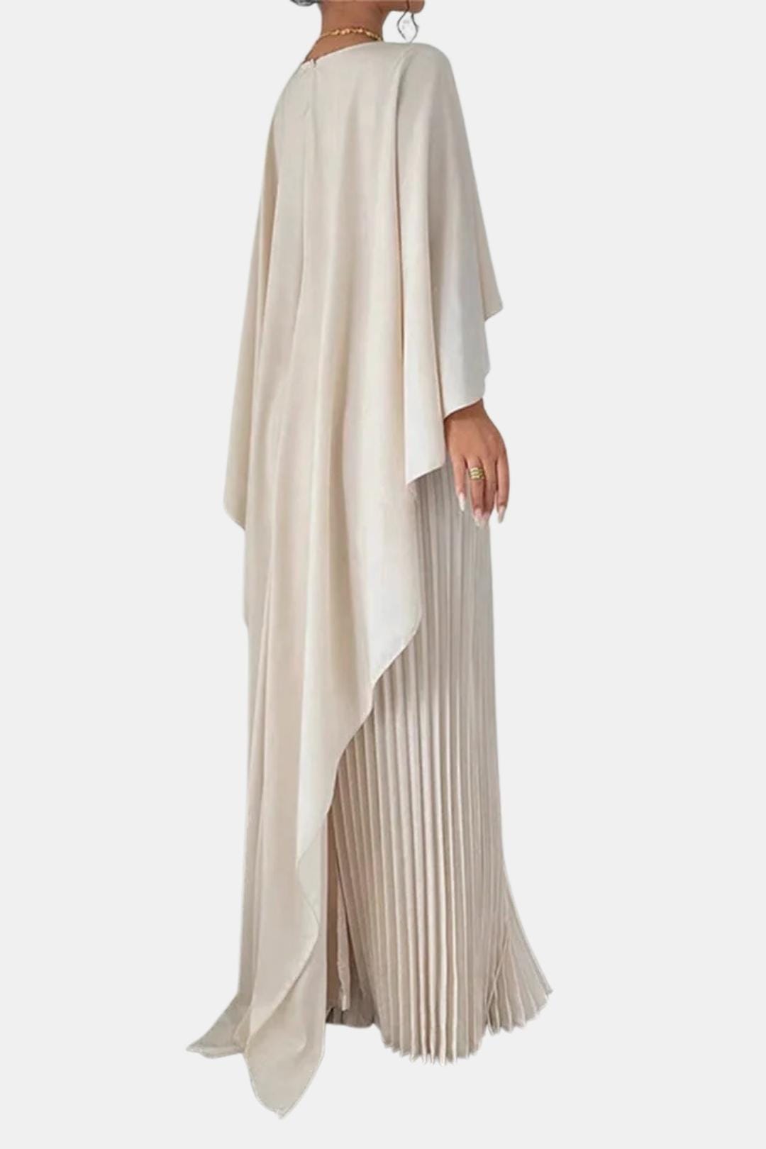 Elegant High Neck Formal Maxi Dress