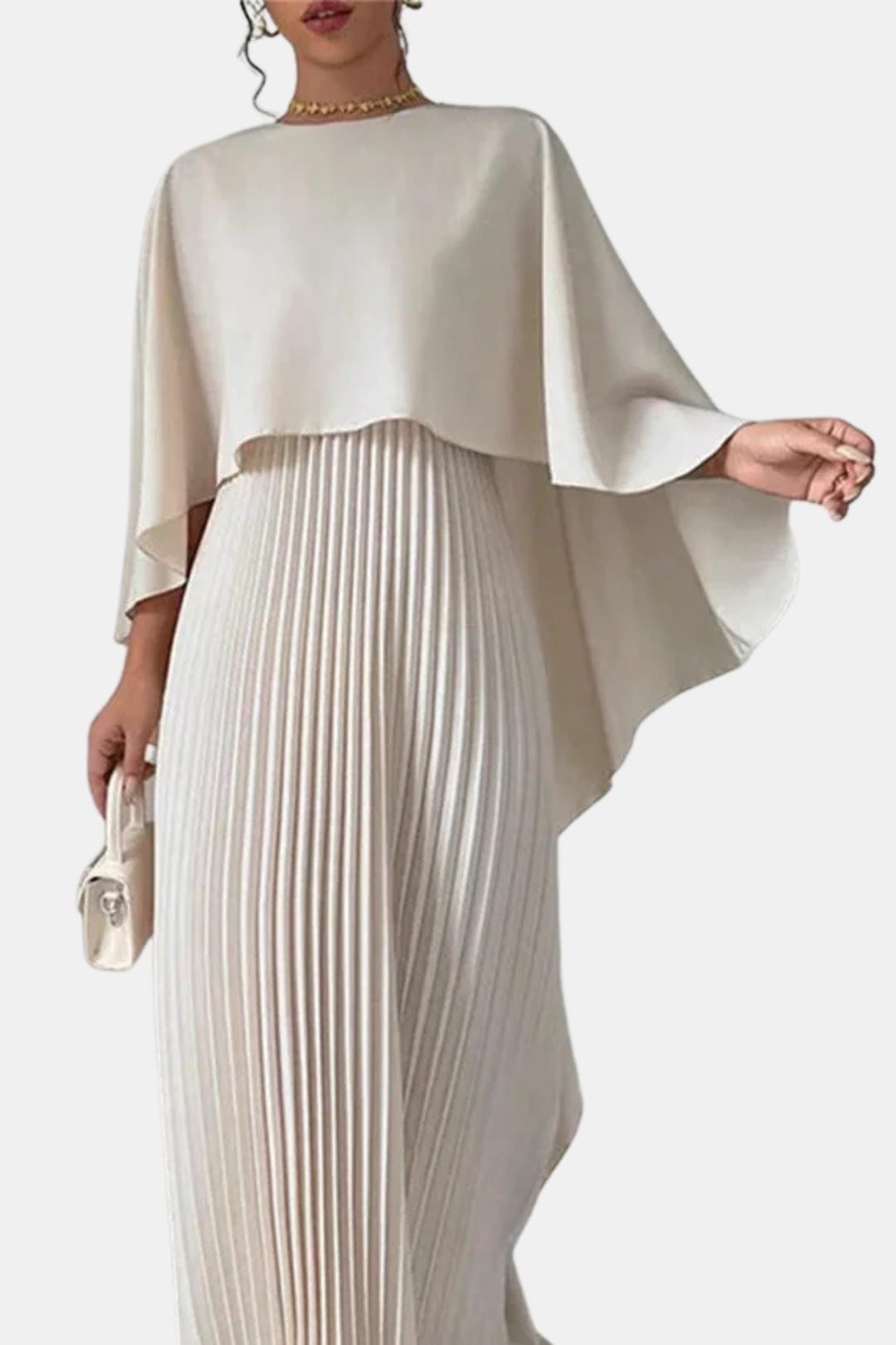 Elegant High Neck Formal Maxi Dress