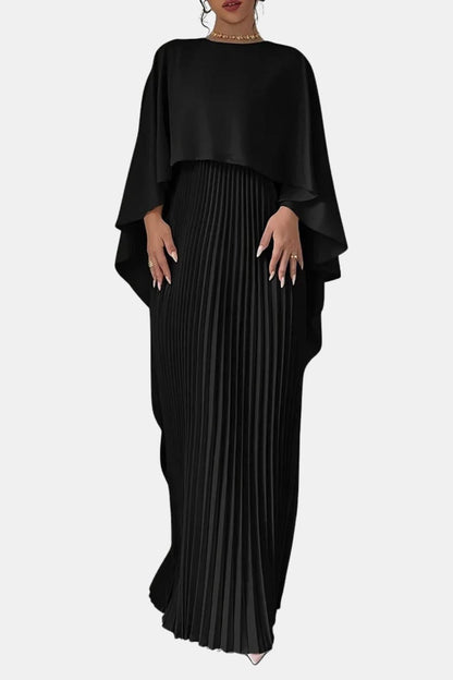 Elegant High Neck Formal Maxi Dress