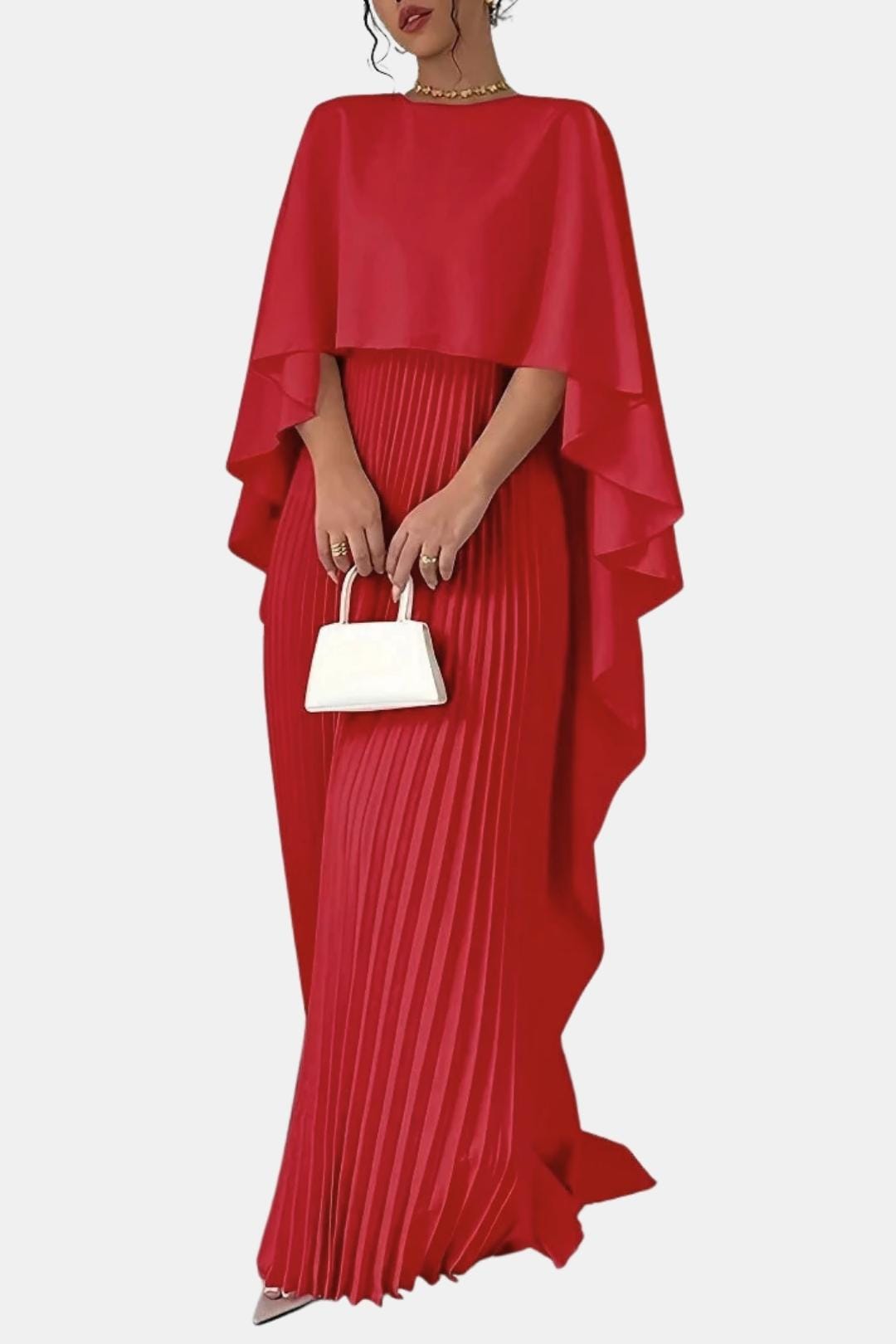 Elegant High Neck Formal Maxi Dress
