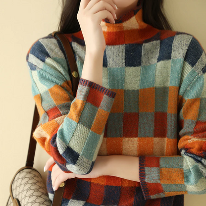Women's Multi-Color Knit Sweater
