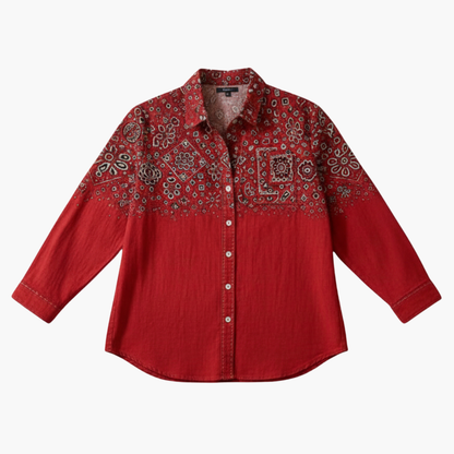 Women's Long Sleeve Button Down Top