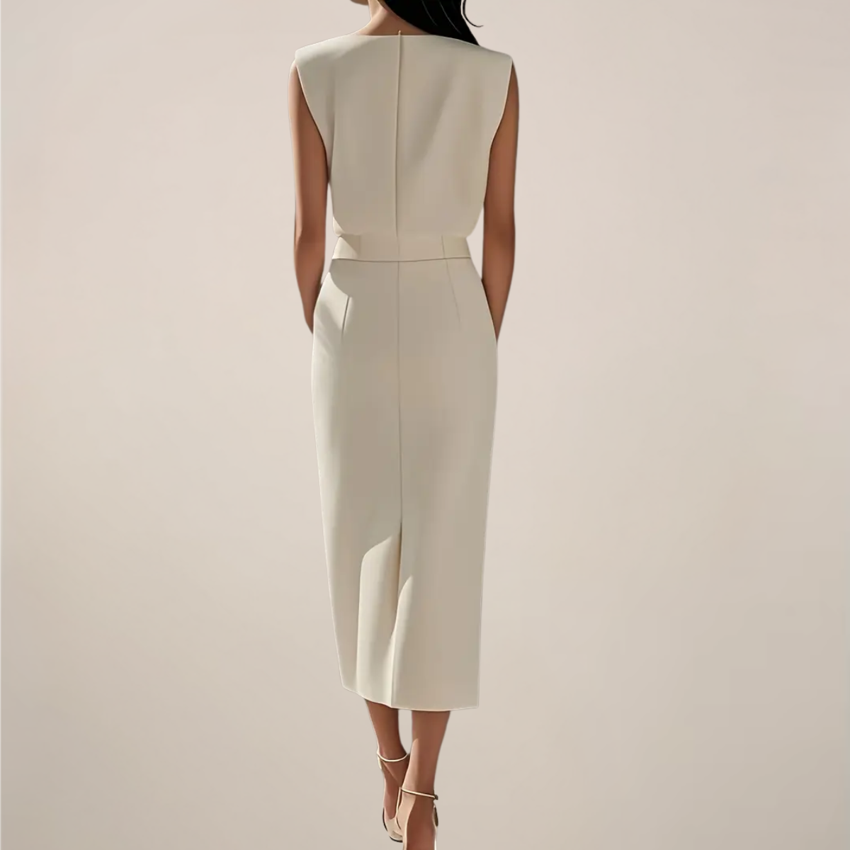 Women's Premium Fabric Midi Dress