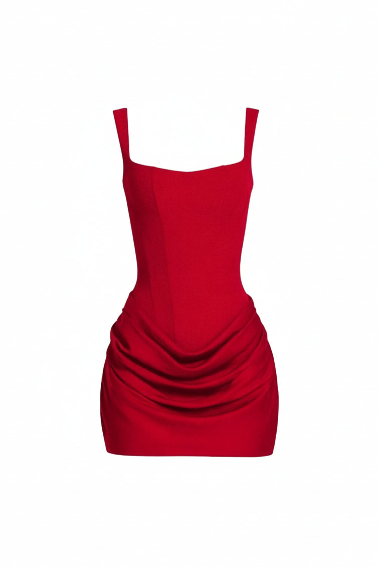 Elegant Satin Corset Special Occasion Dress