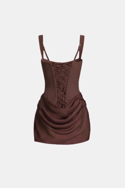 Elegant Satin Corset Special Occasion Dress