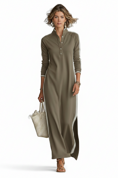 Women's Soft Sweatshirt Maxi Dress