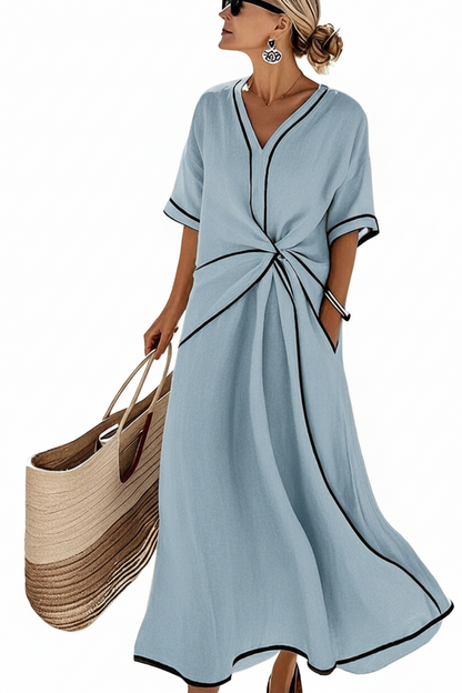 Soft-Touch Woven Summer Dress
