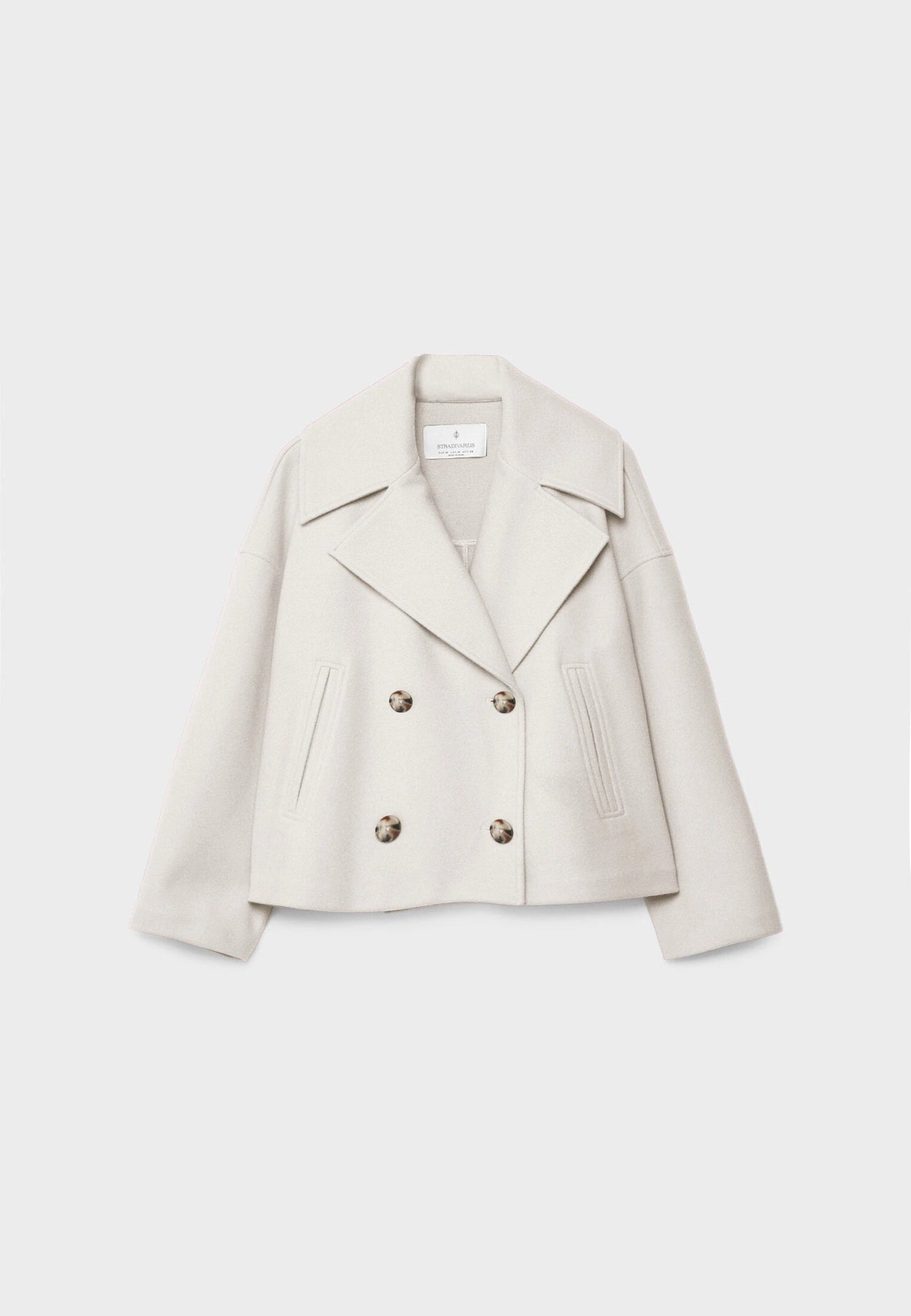 Women's Warm Wool Blend Short Coat