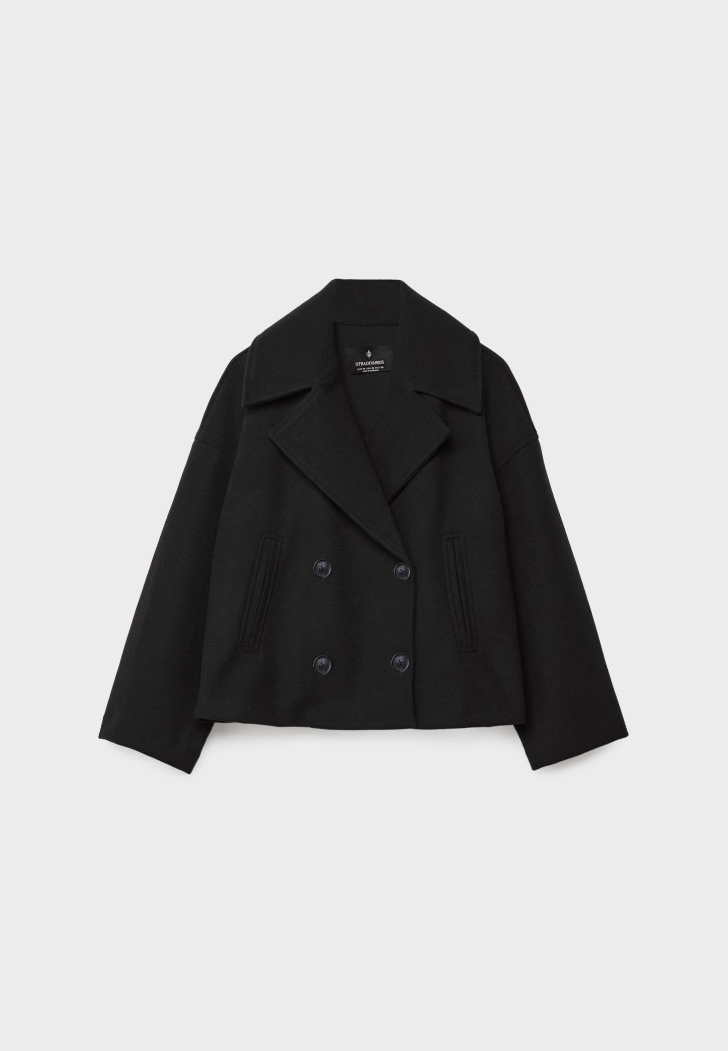 Women's Warm Wool Blend Short Coat