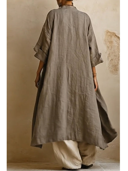 Casual Bohemian Linen Three-piece Set