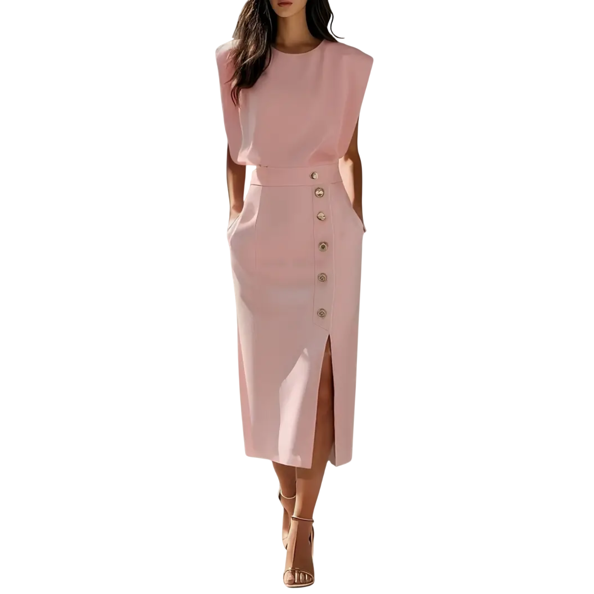 Women's Premium Fabric Midi Dress