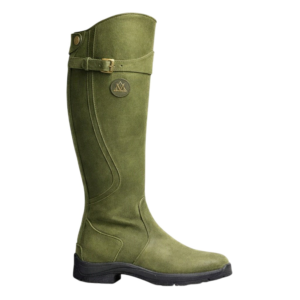 Women's Waterproof Leather Riding Boots