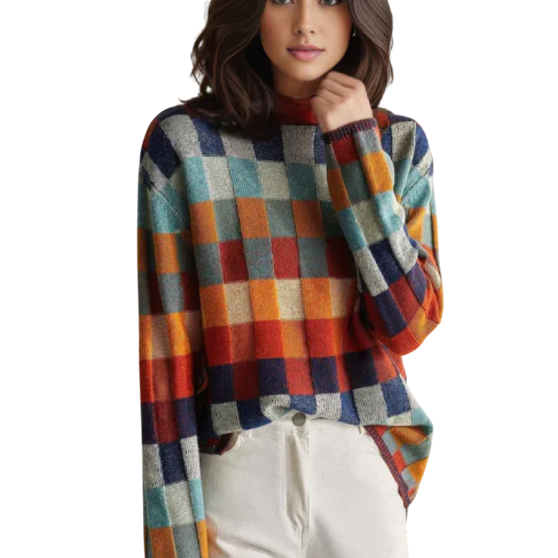 Women's Multi-Color Knit Sweater