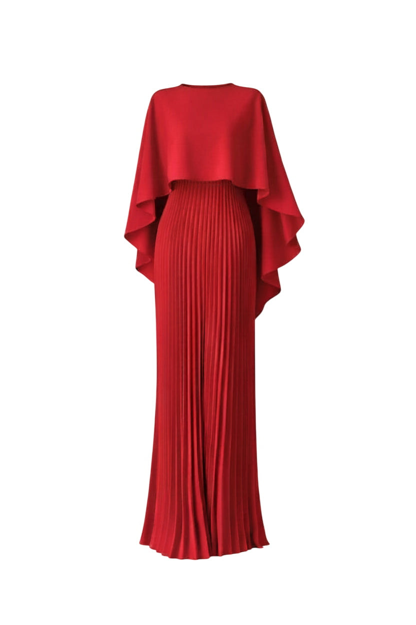 Elegant High Neck Formal Maxi Dress
