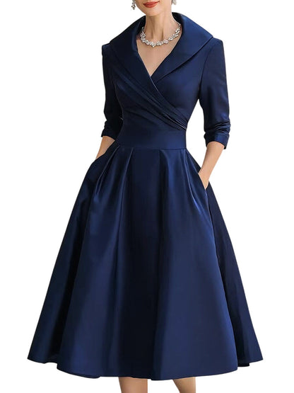 Women's Silky Midi Dress