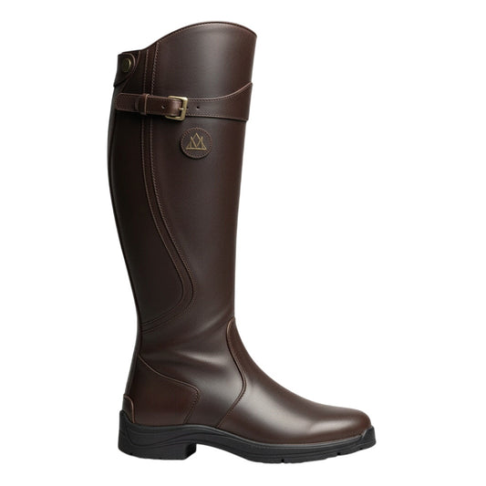 Women's Waterproof Leather Riding Boots